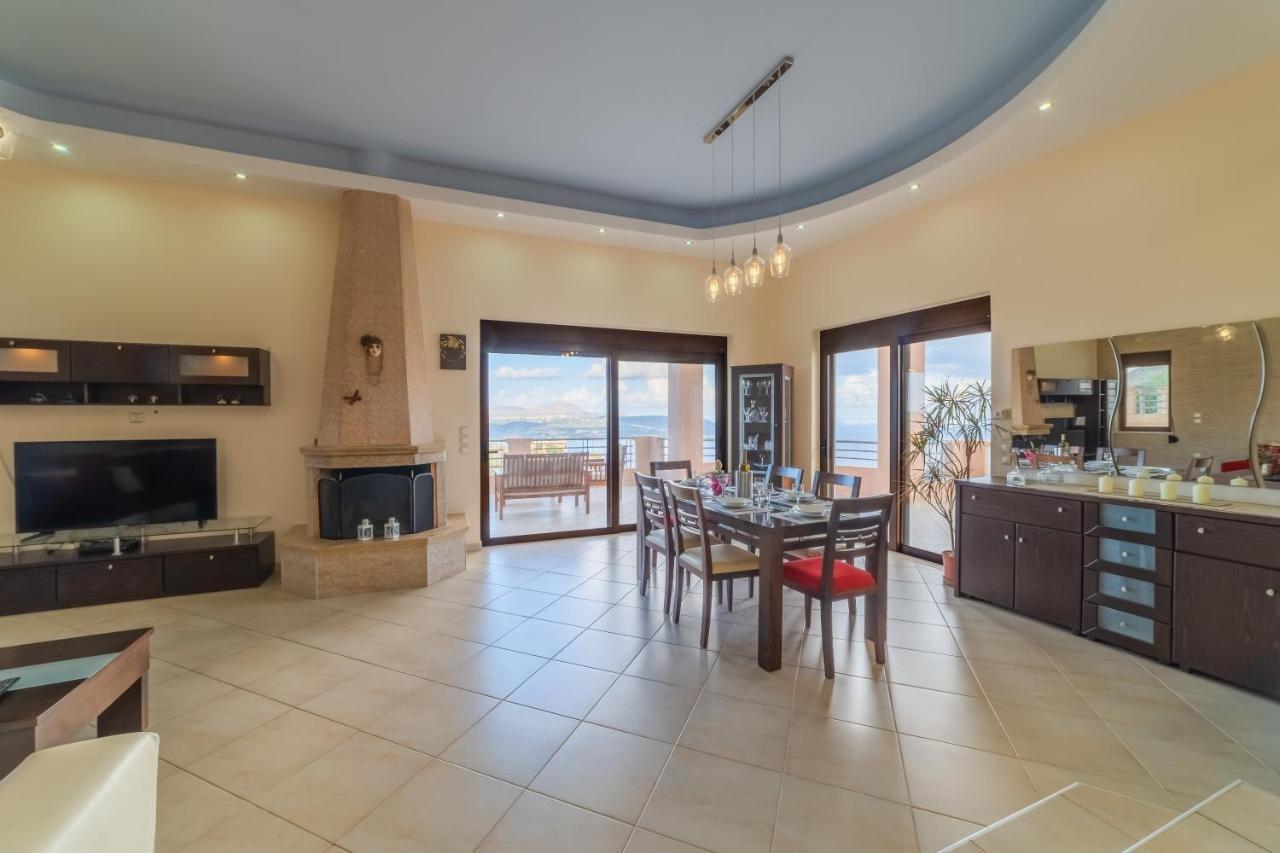 Deluxe Villa Kamba With Sea View Aptera Exterior foto