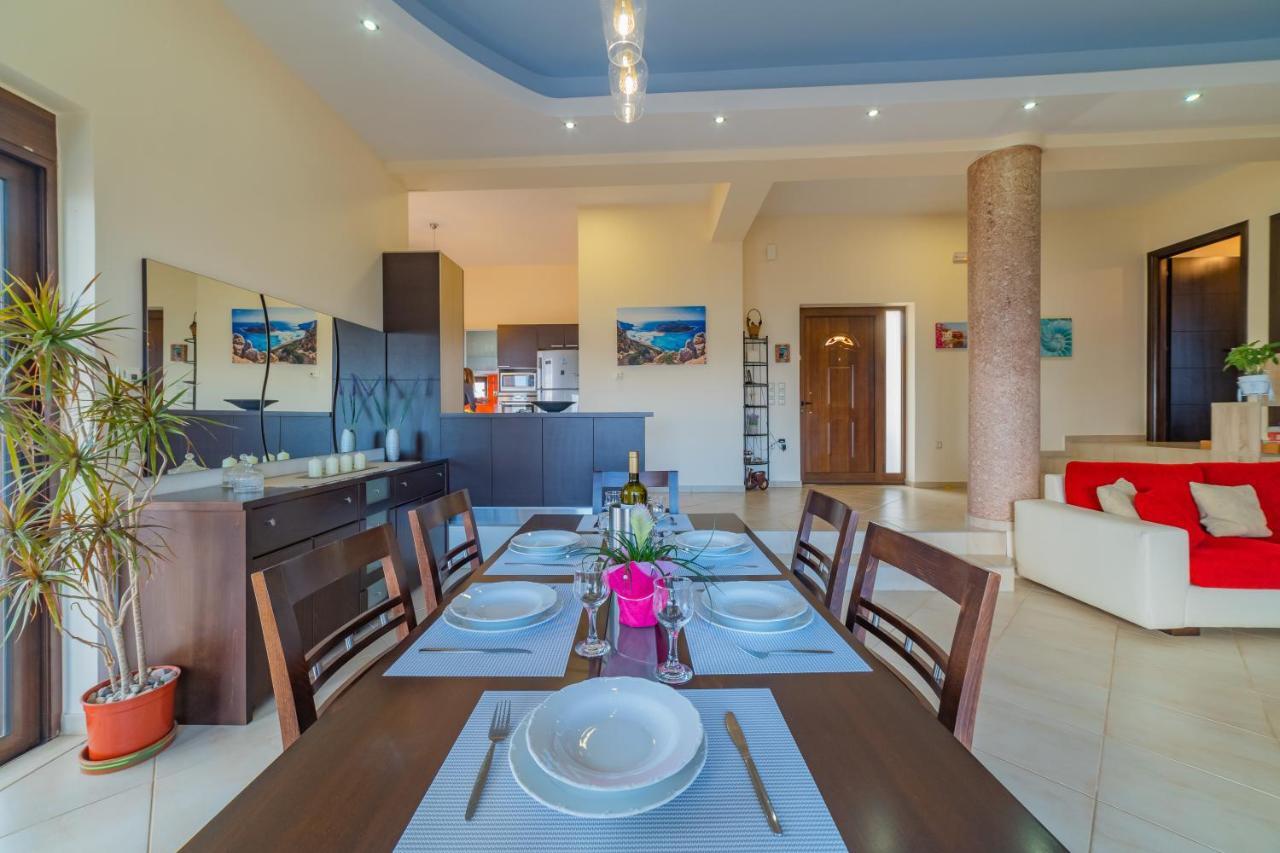 Deluxe Villa Kamba With Sea View Aptera Exterior foto